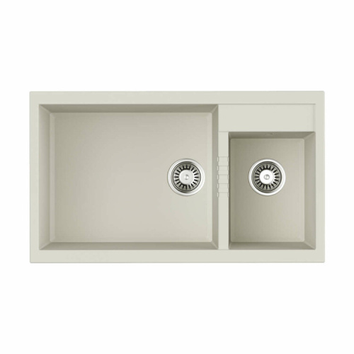 Раковина Omoikiri Tedori 86 см 4993935 встраиваемая цвет белый