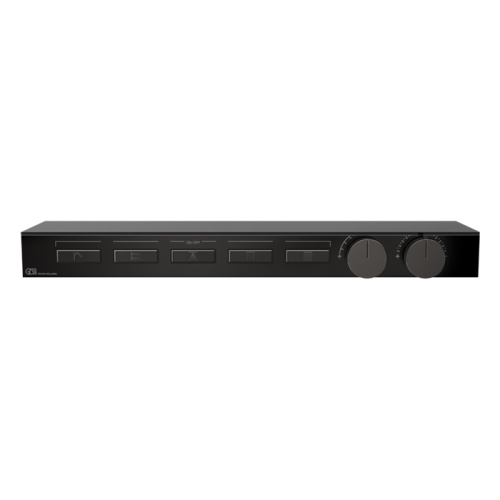 Смеситель для душа Gessi Hi-Fi 63028#706 встраиваемый в стену черный с термостатом (внешняя часть)