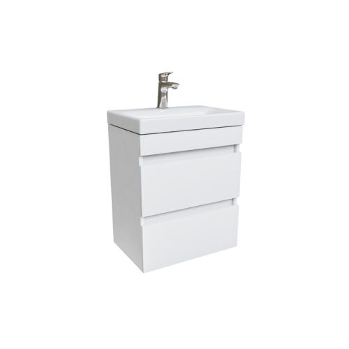 Тумба с раковиной IDDIS Zodiac ZOD5CB0i95K 49х34х64 подвесная цвет белый