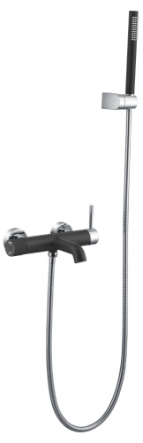 Смеситель Boheme Uno 463-BCR настенный черный