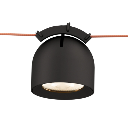 Трековый однофазный светильник Denkirs Belty spot (Белты спот) DK5540-BK