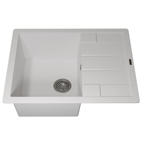 Кухонная мойка Uperwood Quartz Premium UPD-03 3910202108 65x51 цвет белый матовый