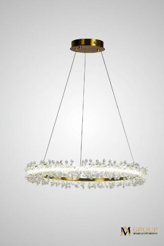Светильник подвесной AM Group Am455 AM455 L600 POLISHED GOLD