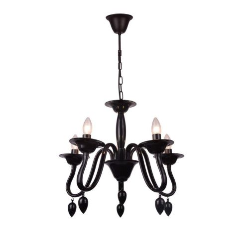 Люстра подвесная Toplight Martina Black (Мартина Блацк) TL7310D-05BL
