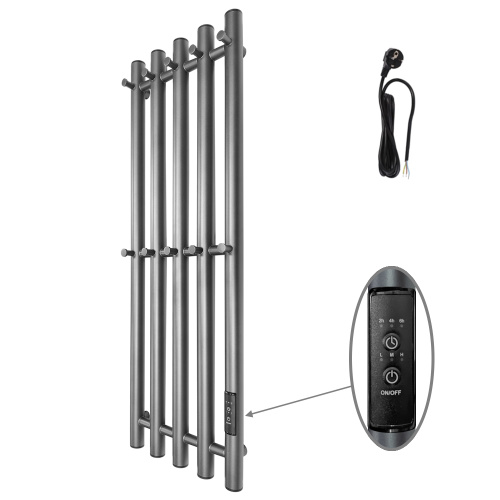 Полотенцесушитель Маргроид Inaro Inaro-8024-1049-7024 27х81 электрический графитовый серый