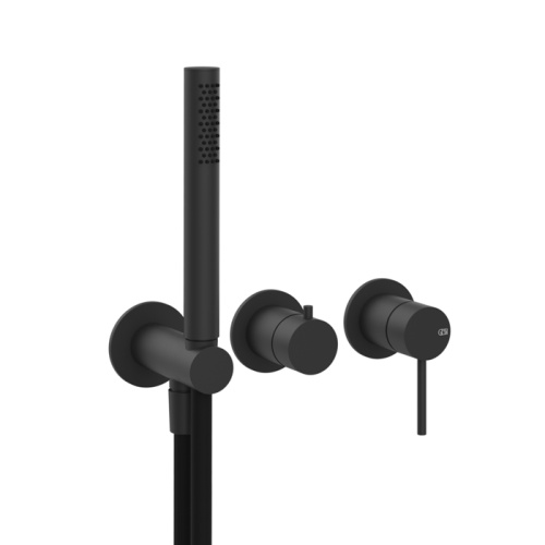 Смеситель для душа Gessi Gessi316 54039#299 встраиваемый в стену черный