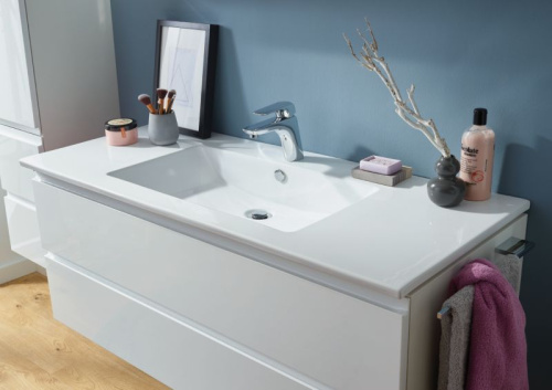 Тумба под раковину Puris Ace WUA331228(672/161) 120х47х48 подвесная цвет белый