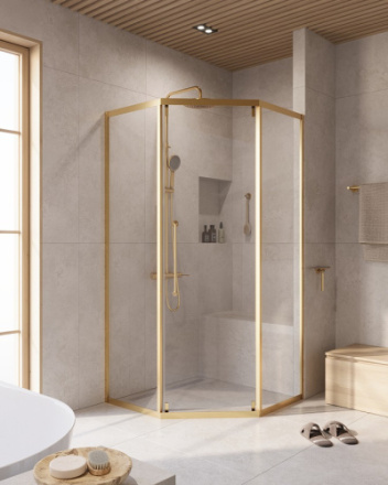 Душевой уголок Cezares RELAX 304 RELAX-304-P-1-100-C-BORO 100х100 стекло прозрачное