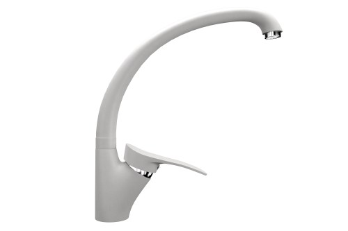 Смеситель для кухни Ulgran Classic U-001-341 на раковину белый без термостата