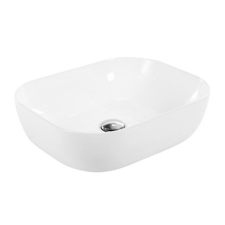 Раковина BelBagno 40 см BB1302 накладная цвет белый глянцевый
