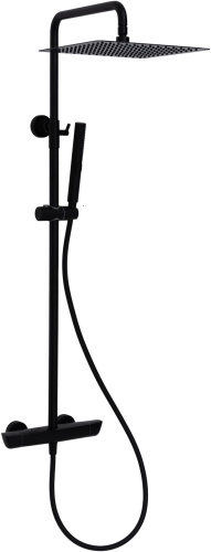 Душевая стойка Allen Brau Infinity 5.21032-31 настенная цвет черный
