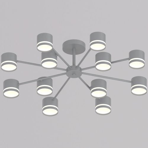 Люстра на штанге Reluce 89730-0.3-12 GX53 GREY