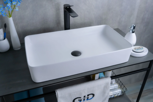 Раковина Gid Geométrico 60 см Wm9396 (51189) накладная цвет белый матовый