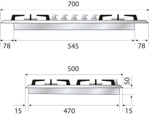 Варочная панель Ilve HCB70CN/AWG - фото 2