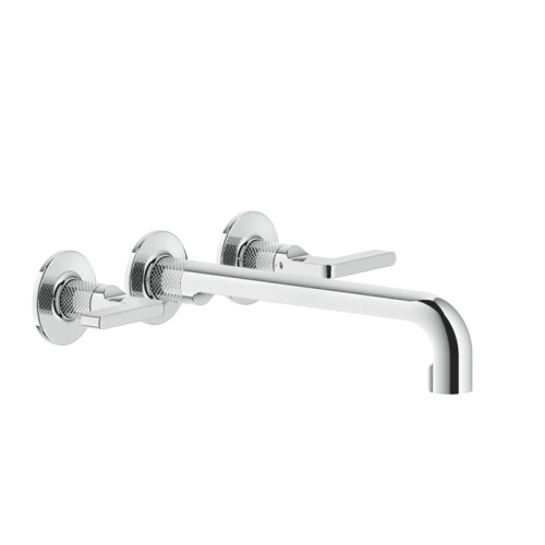 Смеситель для раковины Gessi Inciso 58092#031 встраиваемый в стену хром (внешняя часть)