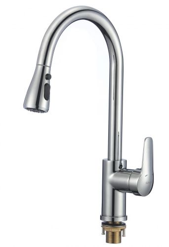 Смеситель для кухни Savol S-002801 на столешницу хром