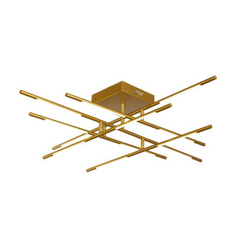Люстра потолочная Delight Collection Tubular (Тубулар) MX18001070-12A gold