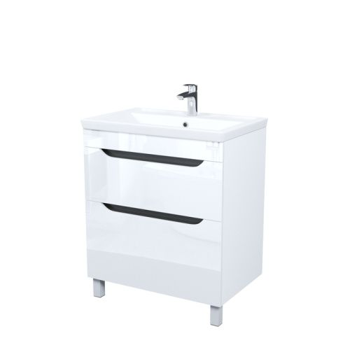 Тумба с раковиной IDDIS Ray RAY70WFi95K 71х47х84 напольная цвет белый