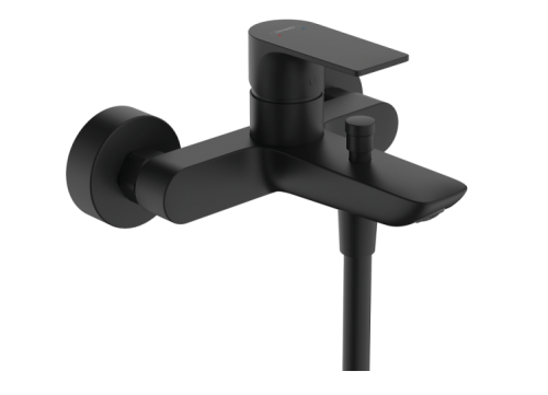 Смеситель Hansgrohe Rebris E 72450670 настенный черный матовый