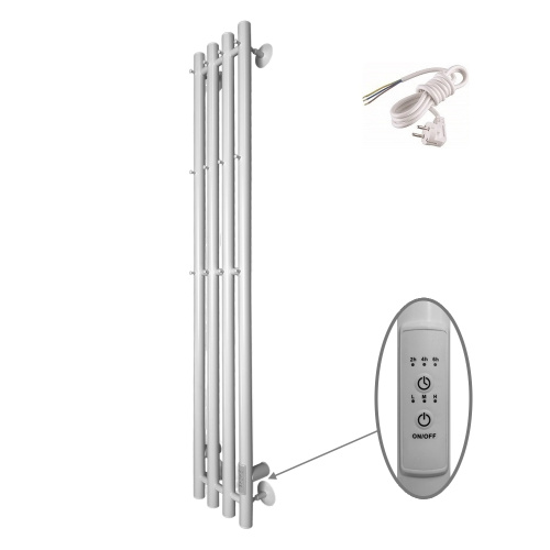 Полотенцесушитель Altasan АргоЛюкс АргоЛюкс12021БМ подвесной 21х120 электрический белый матовый