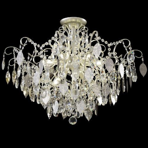 Люстра потолочная Crystal Lux Esmiralda (Есмиралда) ESMIRALDA PL9 SILVER