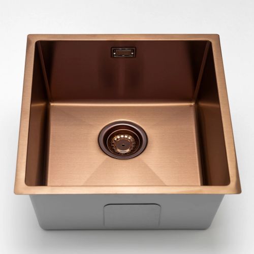 Кухонная мойка Grandex Aqua PROLINE 44 3034132 44х44 цвет медь поверхность матовая