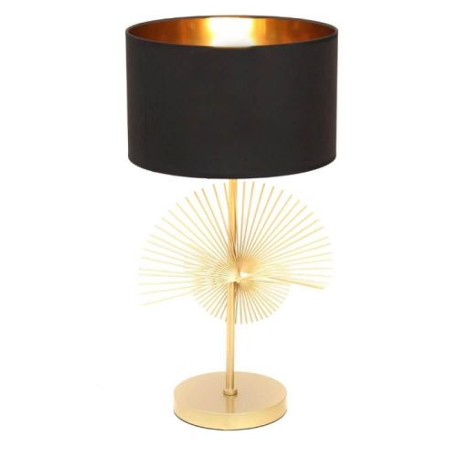 Настольная лампа Lumina Deco Fonti (Фонти) LDT 5534 GD+BK