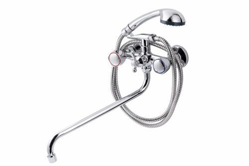 Смеситель для ванны и душа FAUZT FZs-428-17 настенный хром