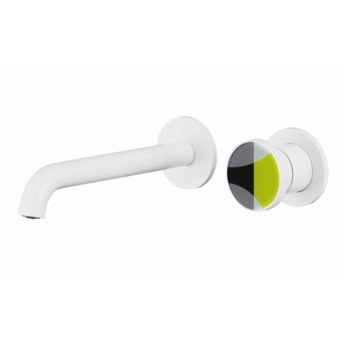 Смеситель для раковины Bronze de Luxe OMG! 9007W-Y встраиваемый в стену белый