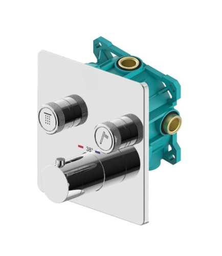 Смеситель для душа Plumberia Selection Psbox KITPSB2902CR встраиваемый хром