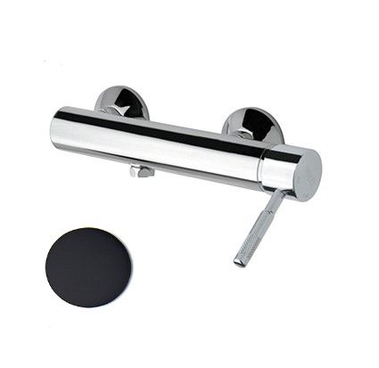 Смеситель для ванны и душа Fiore 44NN5170 настенный черный