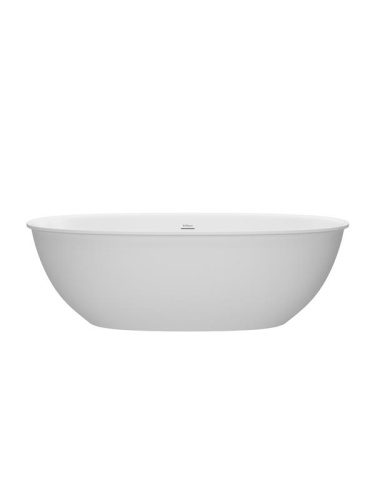 Ванна из искусственного камня Solid Surface BelBagno MARINO BB-MARINO-170-76-54-SSB 170х75 отдельностоящая овальная