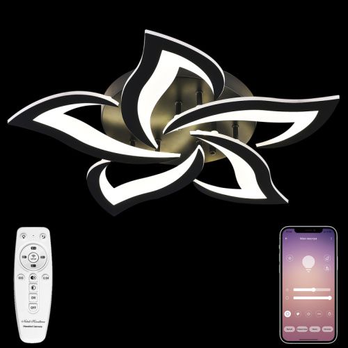 Люстра потолочная Natali Kovaltseva LED Light (ЛЕД Лигхт) INNOVATION STYLE 83002 BLACK