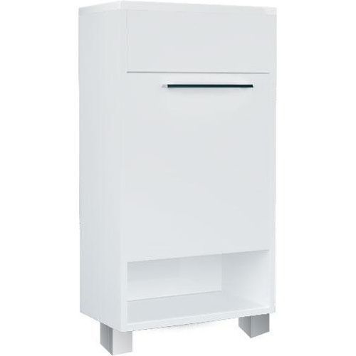 Тумба с раковиной 1MarKa Lira У85921 39х22х85 напольная цвет белый глянцевый