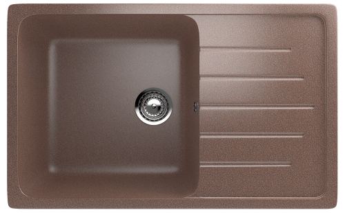 Кухонная мойка Ulgran Classic U-400-307 75х50 цвет терракот