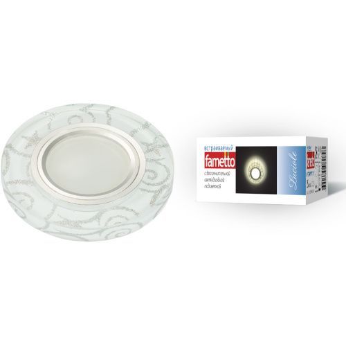 Светильник встраиваемый Fametto Luciole (Луциоле) DLS-L202 GU5.3 CHROME/WHITE