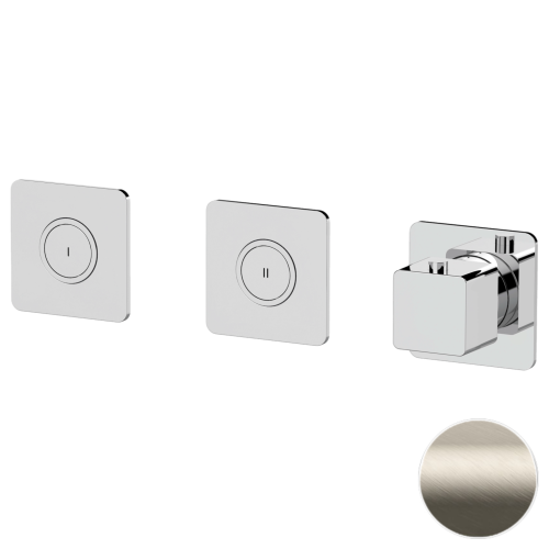 Смеситель для душа Remer Absolute AU99D2PKBXV встраиваемый в стену нержавеющая сталь с термостатом