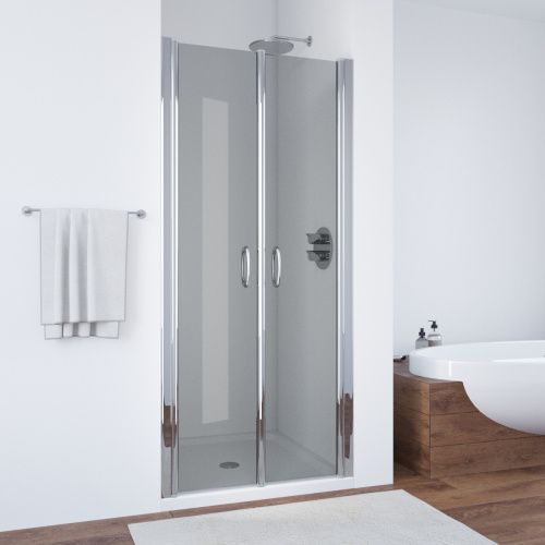 Душевая дверь Vegas-Glass E2P E2P 120 08 07 120х189 стекло тонированное профиль хром глянцевый