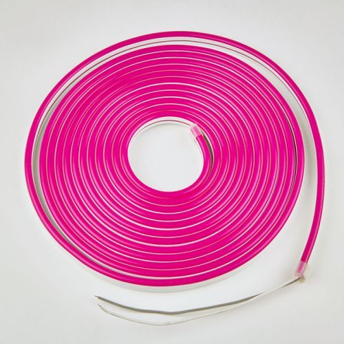 Светодиодная лента Uniel ULS-N11 ULS-N11-2835-120LED/m-8mm-IP67-DC24V-10W/m-15M-PINK катушка в герметичной упаковке