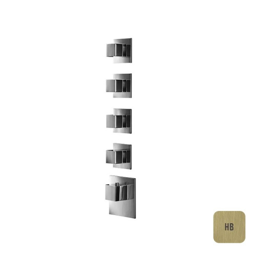 Смеситель Almar Water Control High Flow E180024.HB встраиваемый латунь брашированная/шлифованная