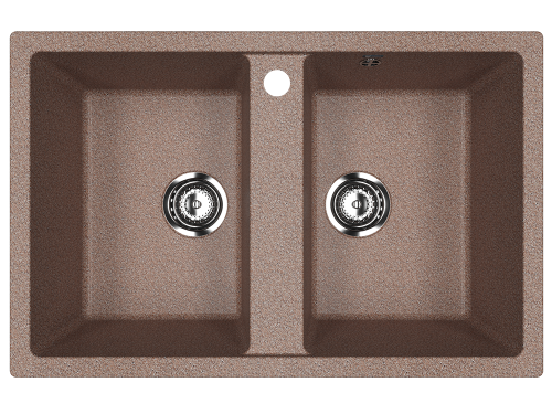 Кухонная мойка Ulgran Classic U-608-307 77х50 цвет терракот