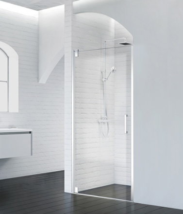 Душевая дверь BelBagno MARMI MARMI-B-1-90-C-Cr 90х195 стекло прозрачное профиль хром глянцевый