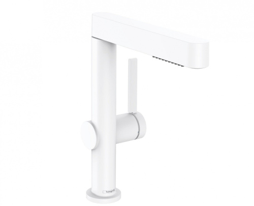 Смеситель Hansgrohe 76063700 на раковину/столешницу белый матовый
