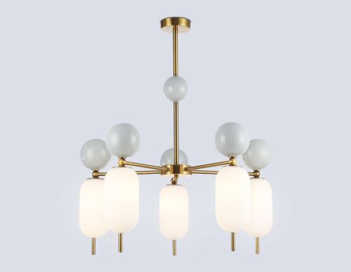 Люстра на штанге Ambrella Light Ceramo Modern (Церамо Модерн) LH53104