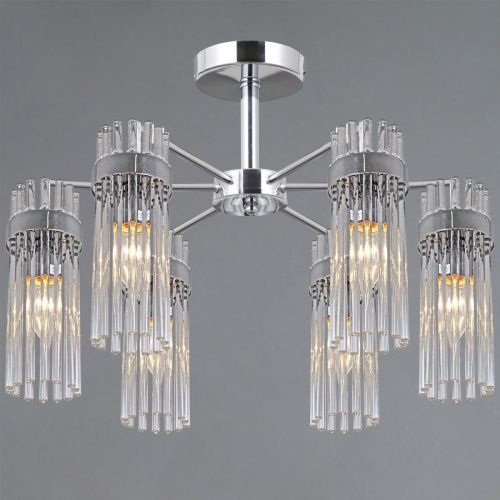 Люстра на штанге Illumico IL0761-6CSQ-25 CR GENOA