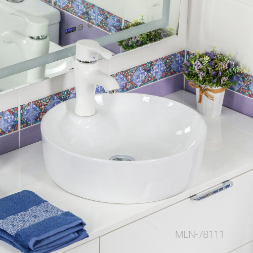 Раковина Melana 44 см 78111-805 накладная цвет белый
