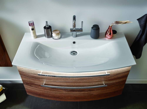 Раковина керамическая Puris Speed WTM8508B1 80х52 накладная цвет белый 1 отверстие под смеситель