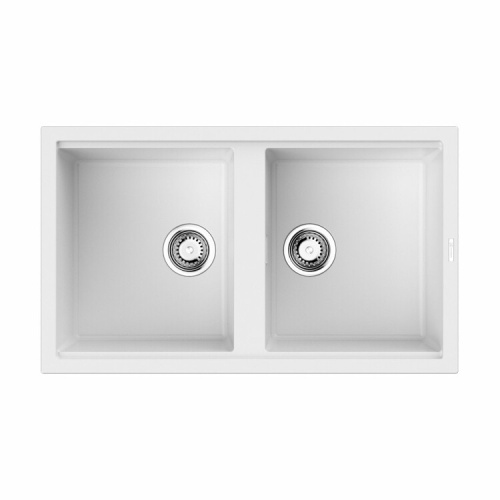 Раковина Omoikiri Kitagawa 86 см 4993806 встраиваемая цвет белый