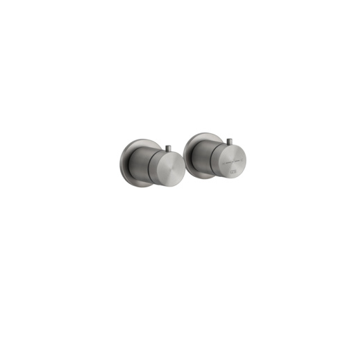 Смеситель для душа Gessi Gessi316 54236#239 встраиваемый в стену нержавеющая сталь с термостатом (внешняя часть)