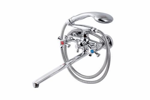 Смеситель для ванны и душа FAUZT FZs-421-07 настенный хром